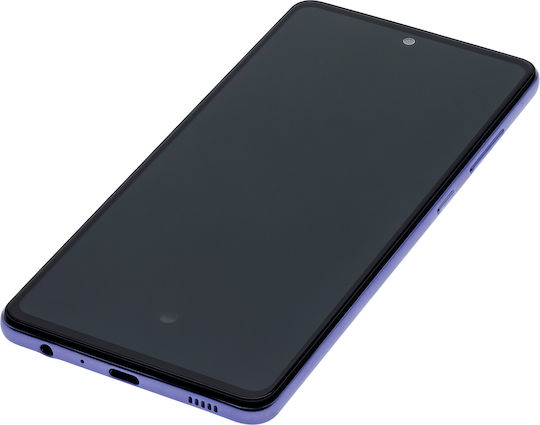 OLED модул с рамка Samsung Galaxy A72 A725 2021 Service Pack Лилав