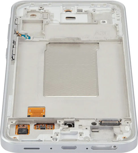 OLED Montage Rahmen Samsung Galaxy A36 5G A366 2025 Service Pack Weiß