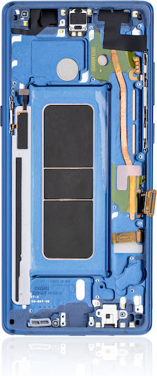 Oled Assembly Frame Samsung Galaxy Note 8 Service Pack Blue