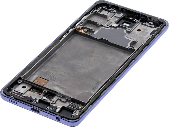 OLED модул с рамка Samsung Galaxy A72 A725 2021 Service Pack Лилав