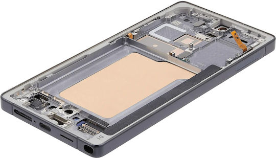Oled Assembly Frame Samsung Galaxy S25 Ultra 5g Us & International Service Pack Titanium Jet Black