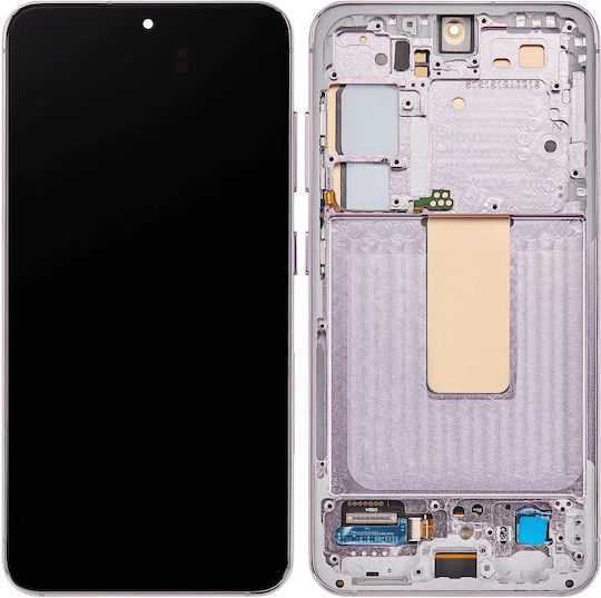 Oled Ersatzbildschirmrahmen Samsung Galaxy S23 5G Us & International Aftermarket Plus Rosa Lavendel