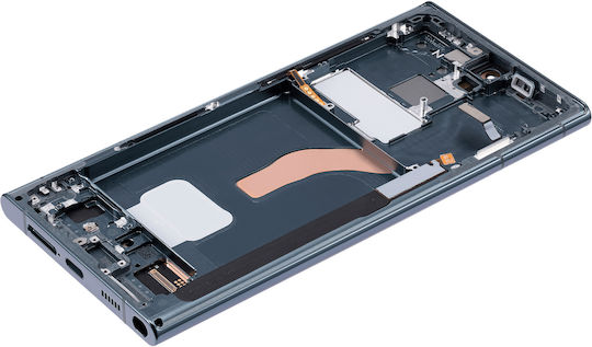 OLED Ersatzbildschirmrahmen Samsung Galaxy S22 Ultra 5G Service Pack Grüne