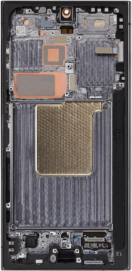 Oled Assembly Frame Samsung Galaxy S24 Ultra Us & International Version Aftermarket Pro 120hz Titanium Schwarz