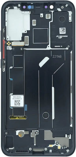 Oled Assembly Frame Xiaomi Mi 8 Service Pack Black