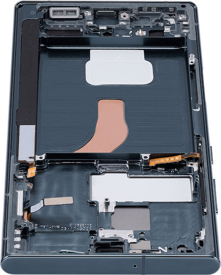 OLED Ersatzbildschirmrahmen Samsung Galaxy S22 Ultra 5G Service Pack Grüne