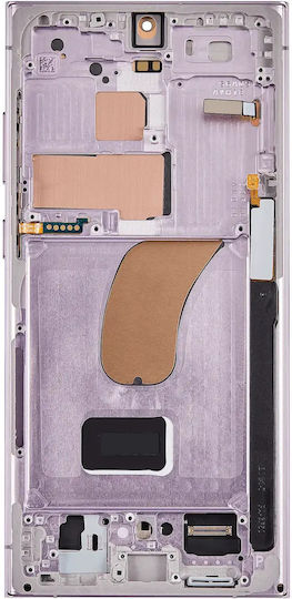 OLED Асембли Рамка Samsung Galaxy S23 Ultra US & International Aftermarket Plus 120Hz Лавандов