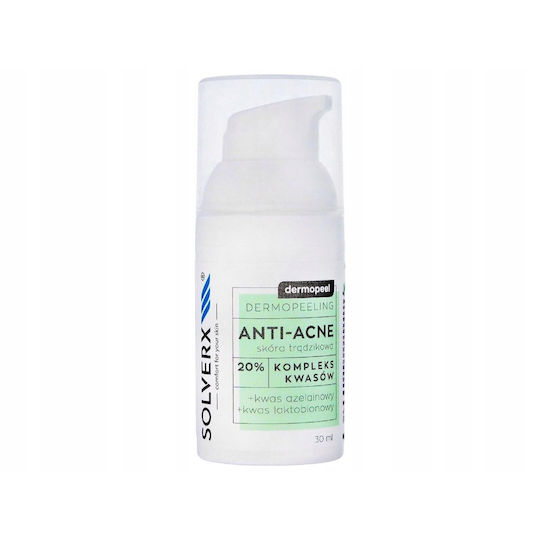 Solverx Dermopeel Peeling Solverx Dermopeel Peeling Azelaic Acid 20% 30ml