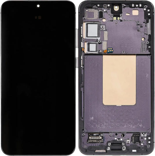 Oled Asamblare Cu Ramă Samsung Galaxy S24 Plus 5g Versiune US și Internațională Aftermarket Plus 120hz Negru Onix