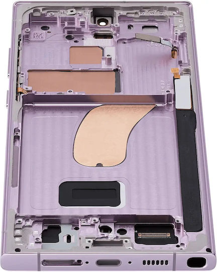 OLED Асембли Рамка Samsung Galaxy S23 Ultra US & International Aftermarket Plus 120Hz Лавандов