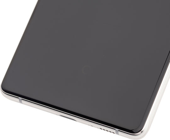 Oled Assembly Frame Samsung Galaxy S10 Lite Service Pack Prism White