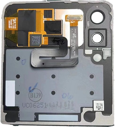 Outer Oled Assembly Samsung Galaxy Z Flip 3 5g Service Pack White