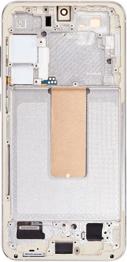 Oled Assembly Frame Samsung Galaxy S23 Plus Us & International Aftermarket Plus Cream