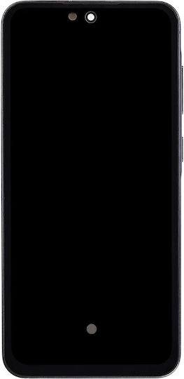 OLED Ersatzbildschirm mit Rahmen Samsung Galaxy A56 5G A566 2025 6,62" Aftermarket Plus Graphit