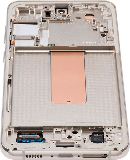 OLED Ersatzbildschirmrahmen Samsung Galaxy S23 Plus 5G US & International Service Pack Creme