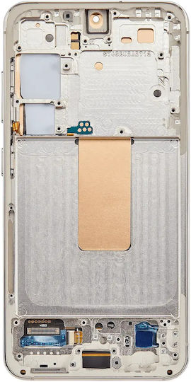 Oled Assembly Frame Samsung Galaxy S23 5g Us & International Aftermarket Plus Cream