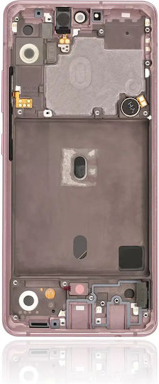 Oled Assembly Frame Samsung Galaxy A51 5g A516 2020 Non-verizon 5g Uw Frame Service Pack Prism Cube Pink