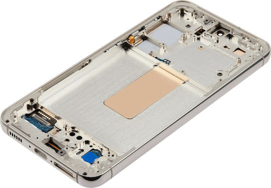 Oled Assembly Frame Samsung Galaxy S23 5g Us & International Aftermarket Plus Cream