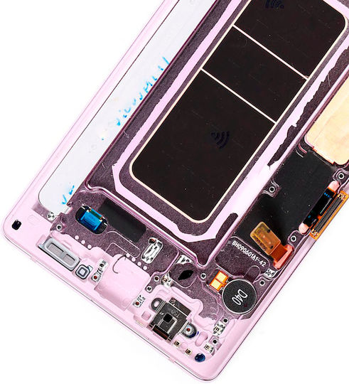 OLED модул с рамка Samsung Galaxy Note 9 aftermarket plus лавандово лилав