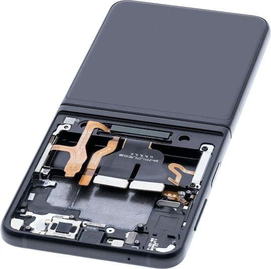 Inner Oled Assembly Frame Samsung Galaxy Z Flip 3 5G Us & International Service Pack Negru Phantom