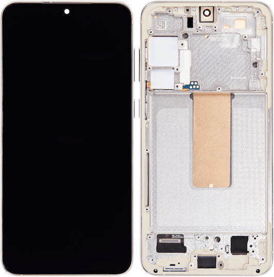 Oled Montage Rahmen Samsung Galaxy S23 Plus Us & International Aftermarket Plus 120hz Creme