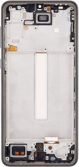 OLED Ersatzbildschirmrahmen Samsung Galaxy A33 5G A336 2022 Aftermarket Plus Schwarz