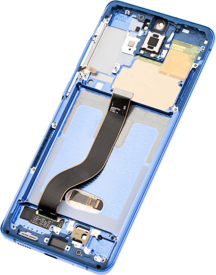 Oled Assembly Frame Samsung Galaxy S20 Plus 5g Service Pack Aura Blue