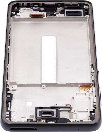 OLED Ersatzbildschirmrahmen Samsung Galaxy A33 5G A336 2022 Aftermarket Plus Schwarz