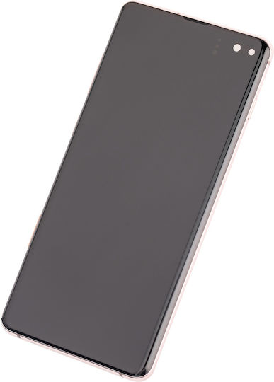 OLED Асембли Рамка Samsung Galaxy S10 Plus Service Pack Flamingo Pink