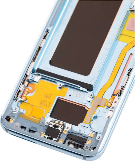 OLED Ersatzbildschirm Rahmen Samsung Galaxy S8 Service Pack Korallenblau