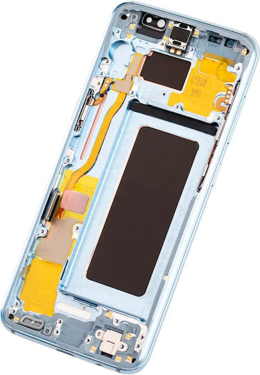 OLED Ersatzbildschirm Rahmen Samsung Galaxy S8 Service Pack Korallenblau