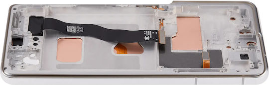 Lcd Assembly Frame Without Fingerprint Sensor Samsung Galaxy S21 Ultra Us & International Aftermarket Incell Phantom Silver