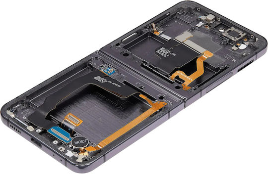 Inner Oled Assembly Frame Compatible Samsung Galaxy Z Flip 4 5g F721 Us & International Version Aftermarket Plus Graphite