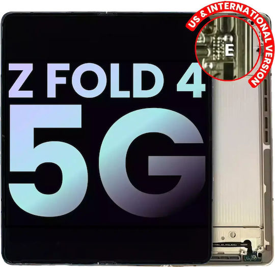 Inner Oled Assembly Frame Samsung Galaxy Z Fold 4 5g Us & International Service Pack Beige
