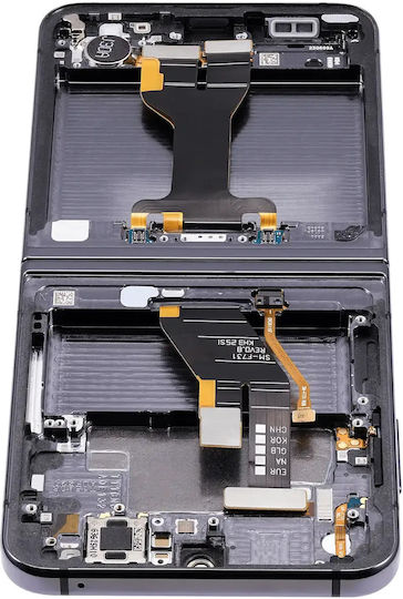 Ansamblu OLED intern cu ramă Samsung Galaxy Z Flip 5 5G US și internațional aftermarket Plus Graphite