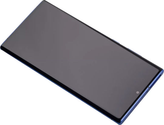 OLED Асембли Рамка Samsung Galaxy Note 10 Plus 5G Service Pack Aura Blue