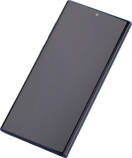 OLED Асембли Рамка Samsung Galaxy Note 10 Plus 5G Service Pack Aura Blue
