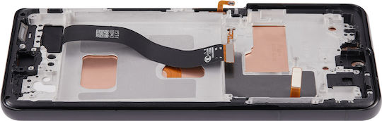 Lcd Assembly Frame Without Fingerprint Sensor Samsung Galaxy S21 Ultra Us & International Aftermarket Incell Phantom Black
