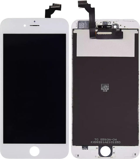 LCD дисплейен модул iPhone 6 Plus aftermarket AQ7 бял