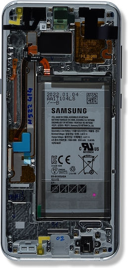 Oled Assembly Frame Samsung Galaxy S8 Plus Service Pack Arctic Silver
