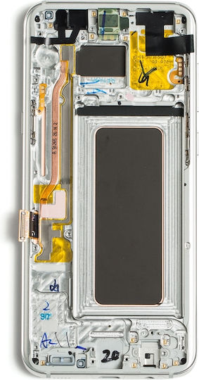 Oled Assembly Frame Samsung Galaxy S8 Plus Service Pack Arctic Silver