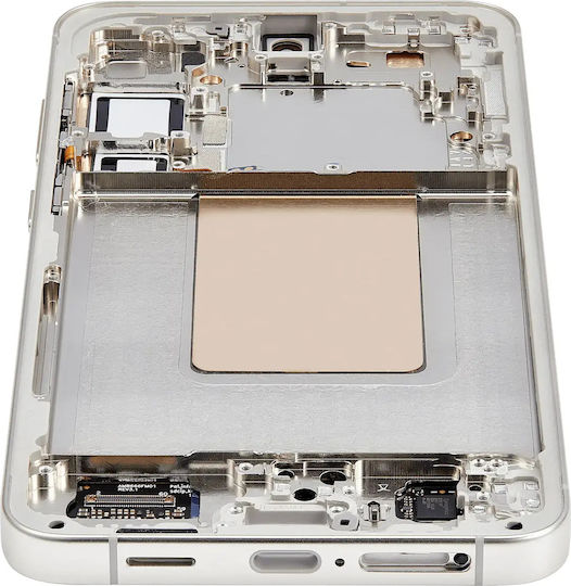 Oled Ersatzbildschirm mit Rahmen Samsung Galaxy S24 Plus 5G US & Internationale Version Nachrüstteil Plus Bernstein Gelb