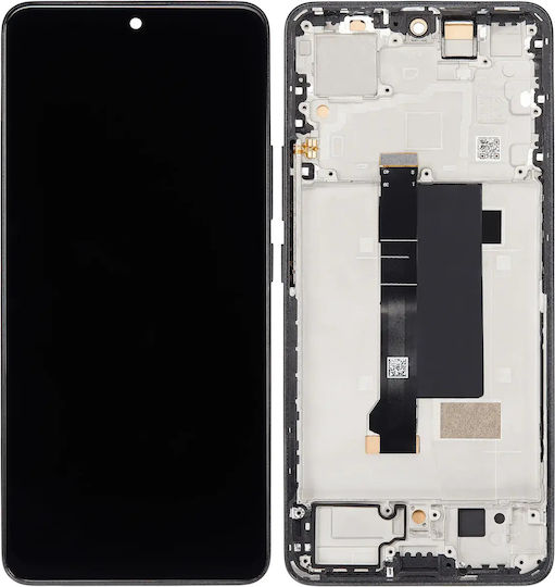 LCD Ersatzbildschirmrahmen Xiaomi Redmi Note 13 Pro 5G Nachbau Incell Mitternachtsschwarz