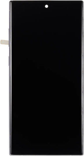 Lcd Asamblare cu ramă fără senzor de amprentă Samsung Galaxy Note 10 Plus aftermarket Plus Incell Aura Negru