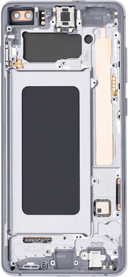 Oled Assembly Frame Samsung Galaxy S10 Plus Aftermarket Plus Prism Ceramic Black