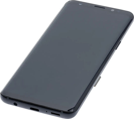 Oled Assembly Rahmen Samsung Galaxy S9 Aftermarket Plus Mitternachts-Schwarz