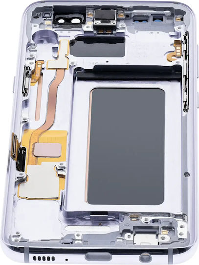 OLED модул с рамка за Samsung Galaxy S8 aftermarket Plus орхидейно сив