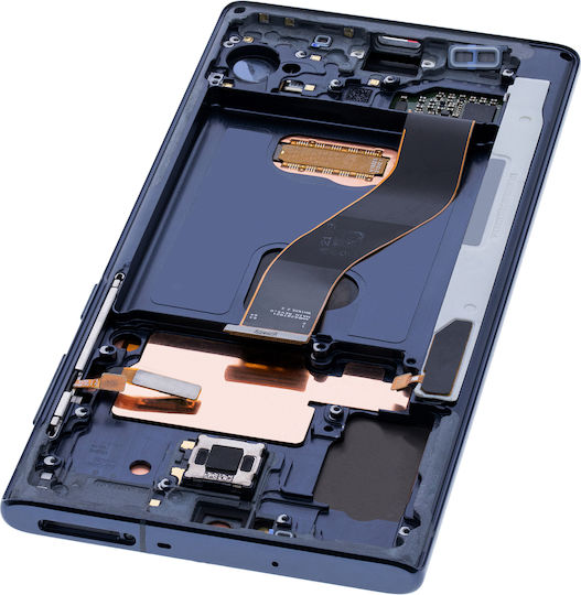 Oled Assembly Frame Samsung Galaxy Note 10 Service Pack Aura Glow Silver