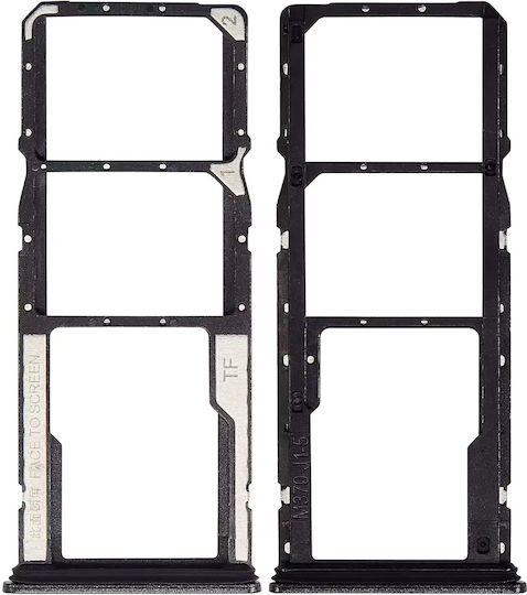 Sim Card Tray Xiaomi Redmi Note 12s Onyx Black