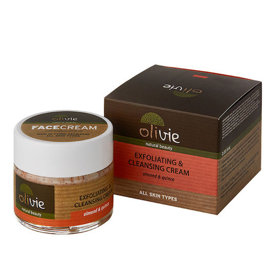 Olivie Organic Olive Oil Face Scrub Cream for Face 60ml